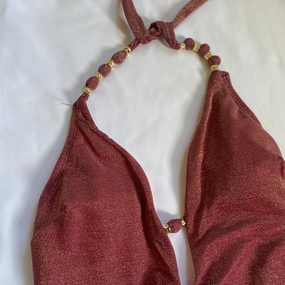 CUPSHE Pixie Dust Pink One-Piece Swimsuit, S - Picture 3 of 8